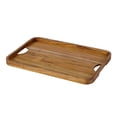 thumbnail image 2 of Charola de Servicio Mainstays Rectangular de Madera Café, 2 of 3