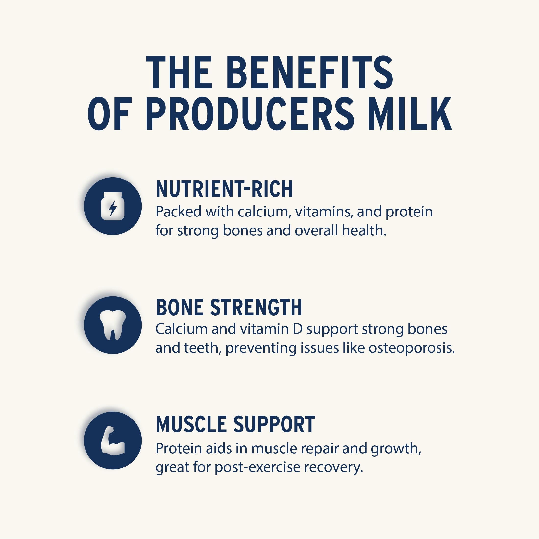 Producers 1% Low-Fat Milk, Half Gallon
