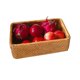thumbnail image 2 of Cesta Mimbre Hecha A Mano Caja Almacenamiento Cosméticos para Alimentos El Aperitivos Y Pasteles (L), 2 of 2