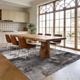 thumbnail image 3 of FairOnly Grey 5'x7'Abstract Machine Washable Area Rug Pet Friendly Low Pile Non Slip Contemporary Floor Rug for Living Room Bedroom Kitchen, 3 of 8