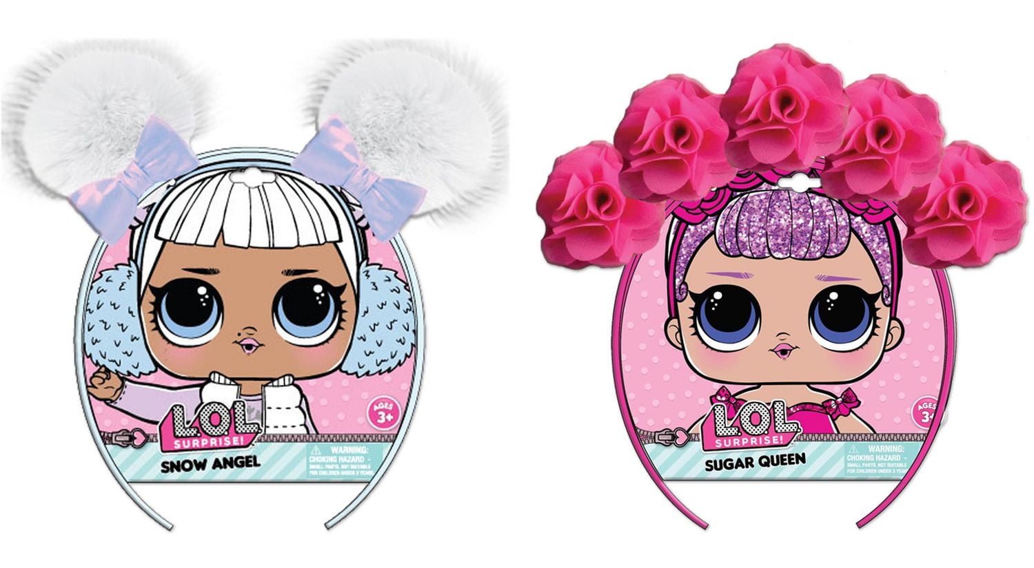 LOL SURPRISE HEADBAND -POMPOMS & FlOWERS ASST