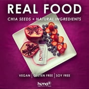 Huma Plus - Chia Energy Gel, Variety, 24 Gels - Double Electrolytes, Real Food, Stomach Friendly Energy Gels