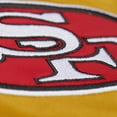 thumbnail image 4 of Men's Mitchell & Ness Gold San Francisco 49ers Double Down Satin Full-Snap Jacket, 4 of 7