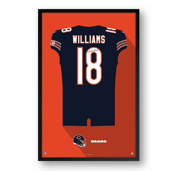Caleb Williams Chicago Bears Framed 14" x 20" Jersey Art Print