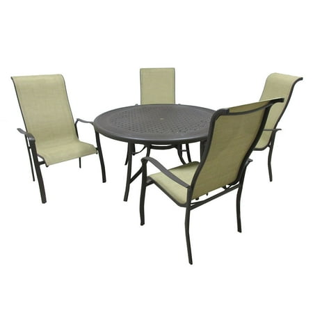 Outdoor Innovation Pacifica Aluminum 5 Piece Patio Dining Set Outdoor Innovation Pacifica Aluminum 5 Piece Patio Dining Set