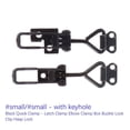 thumbnail image 2 of Black Quick ClampToggle Latch Clamp Adjustable Cabinet Boxes Lever Handle Lock Hasp For Home Sliding Door Furniture Hardware, 2 of 5