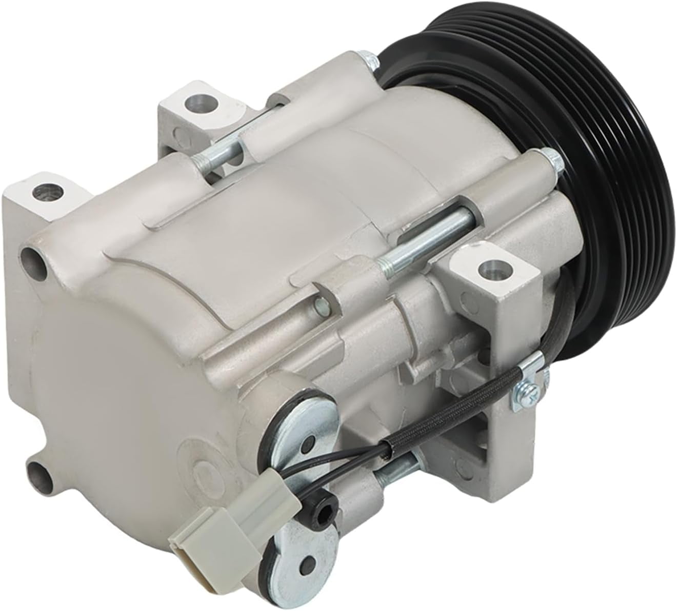 Genrics AC Compressor with AC Clutch CO 101640C Replacement for Ford Escape 3.0L 2001-2007 Mazda Tribute 3.0L 2001-2006