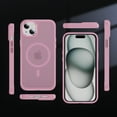 thumbnail image 4 of Allytechgroup iPhone 14 / iPhone 13 Case Magnetic, Compatible with Magsafe Matte Back Cover Military Grade Shockproof Anti-Scratch Slim Fit Phone Case Cover for Apple iPhone 14/ iPhone 13, Pink, 4 of 9