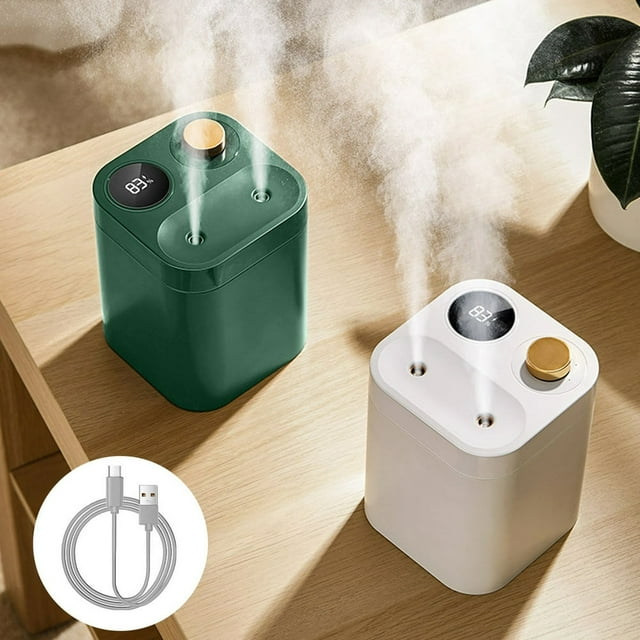 PENGXIANG Mini Humidificateurs 800ML Ultrason Brume Fraîche avec 5 Modes de Pulvérisation et 2 Buses de Pulvérisation Humidificateur USB Arrêt Automatique Minuterie pour Maison Bureau