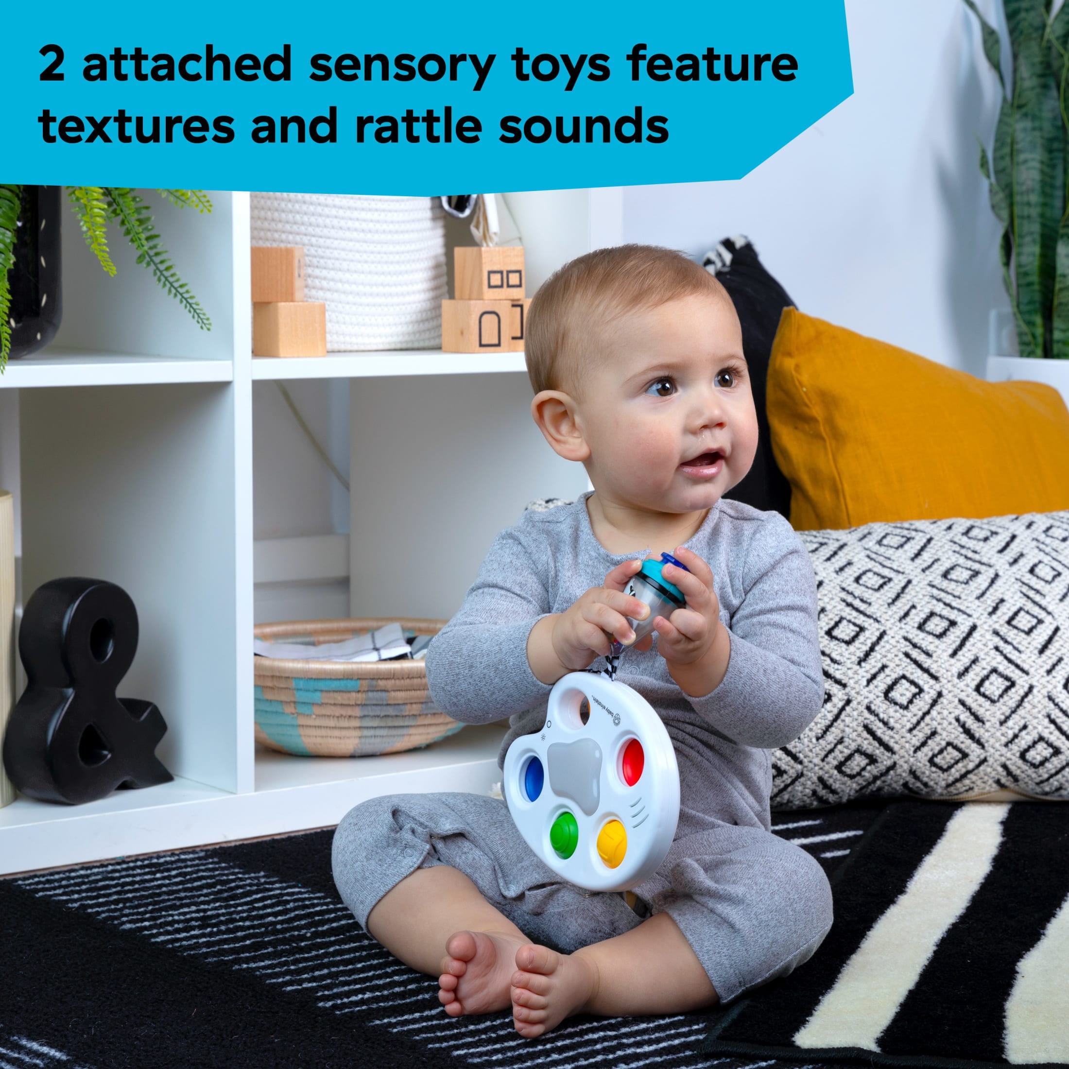 Baby Einstein Color Palette Popper Sensory Toy, Ages 6+ months