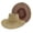 Khaki-1, variant on QSAWXQZ Men's Vintage Straw Cowboy Hat Wide Brim Sun Protection with Chin Strap Breathable Beach Ranch Cap M