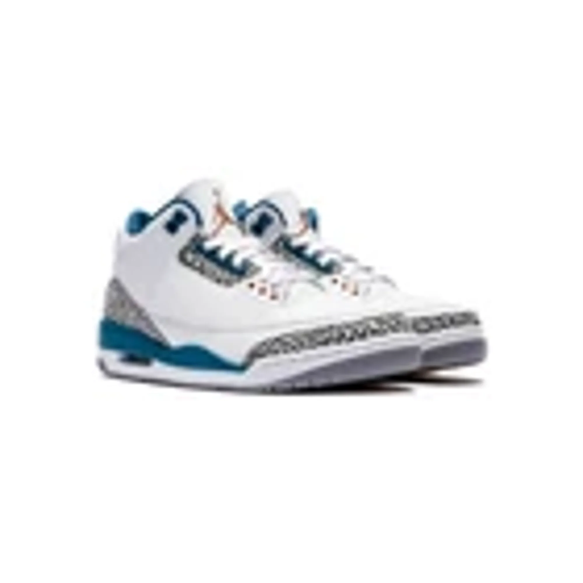 シューズ(男性用) Air Jordan 3 Retro True Blue and Copper NIKE Air Jordan 3 Retro Wizard - True Blue/Metallic Copper/Cement