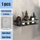 thumbnail image 1 of Bathroom Shelf No Drill Wall Mounted Shampoo Bottle Shower Corner Rack Toilet Storage Rack Aluminum Bathroom Kitchen Accessories, 1 of 7