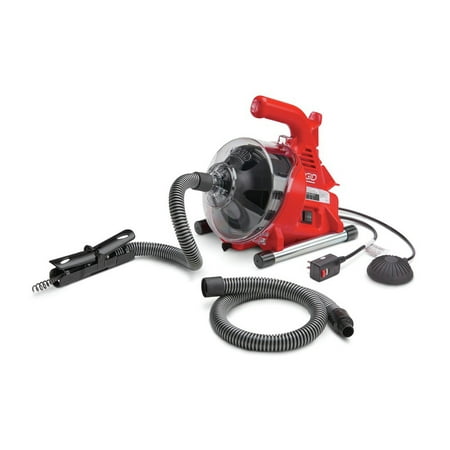 Ridge Tool Company PowerClear Drain Cleaning Machines, 450 rpm, 1/4 in Pipe Dia., 1 1/2 in Drain - 1 EA (632-55808)