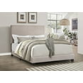 thumbnail image 2 of Home Design Evon King Linen Upholstered Bed Frame with Foam Padding and Polyester Upholstery, Warm Gray, Easy assembly, 2 of 6