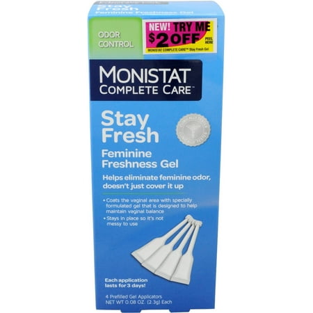 6 Pack - MONISTAT Complete Care Stay Fresh Feminine Freshness Gel Applicators, 4 ea