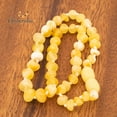 thumbnail image 7 of Amberalia Set of AmberNecklace 13" (33cm) and AmberAdjustable Bracelet 4.7"+2.3" (12cm+4cm) Genuine Baltic Amber, Lab Tested Polish Milky, 7 of 7