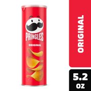 Pack of 2 Pringles Original Potato Crisps Chips, 5.2 oz (Package May Vary)