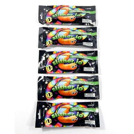 Slither.io Sealed Series 1 Mystery Blind Bag Worm Figures Slither io (5 (Best Way To Play Slither Io)