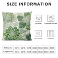 thumbnail image 6 of Acheng Sage Green Decorative Dahlia Pillow Covers Geometric Floral Elegant Gray Green White Short Plush Decor Spring Farmhouse Throw Pillows Cushion Cases for Sofa Bed,Set of 2 White, 6 of 6