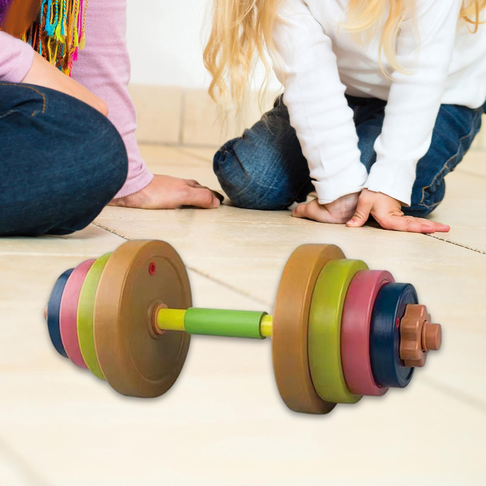 LeeQinersw Kids Exercise Weight Toys Adjustable Dumbbells for Children Beginners Gym Sports Style B