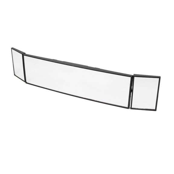 REGALWOVEN Tri-Fold Curved Adjustable Car Rear Side View Blind Spot Wide Angle Mirror for Car