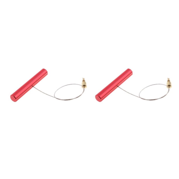 Scienceny Extractor de vástago de palanca de válvula de motocicleta, herramientas de limpieza, desinflador de neumáticos, herramientas de Rojo 2piezas