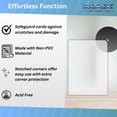 thumbnail image 2 of Fundas para cartas Max Protection de máxima protección, con muesca, libres de ácido, 100 unidades, 2 of 7