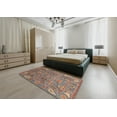 thumbnail image 5 of Ahgly Company Machine Washable Indoor Rectangle Abstract Camel Brown Area Rugs, 7' x 9', 5 of 7