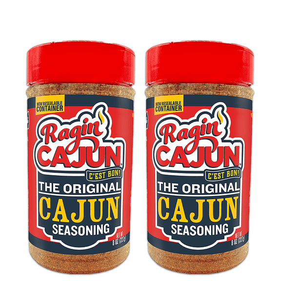 Ragin’ Cajun The Original Cajun Seasoning, All-Purpose Spice Blend, 8 oz (2 pack)