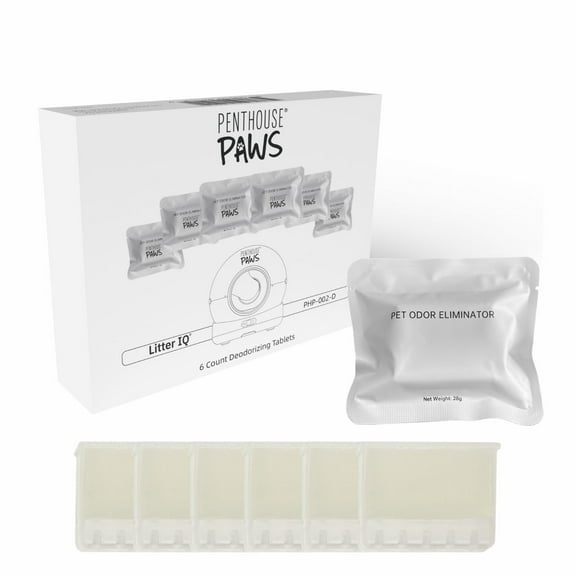 Litter IQ® Deodorizer Insert Odor-Fighting Tablets, White