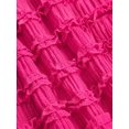 thumbnail image 6 of Hot Pink Ruched Halter Maxi Dress With Adjustable Neck Tie, 6 of 6