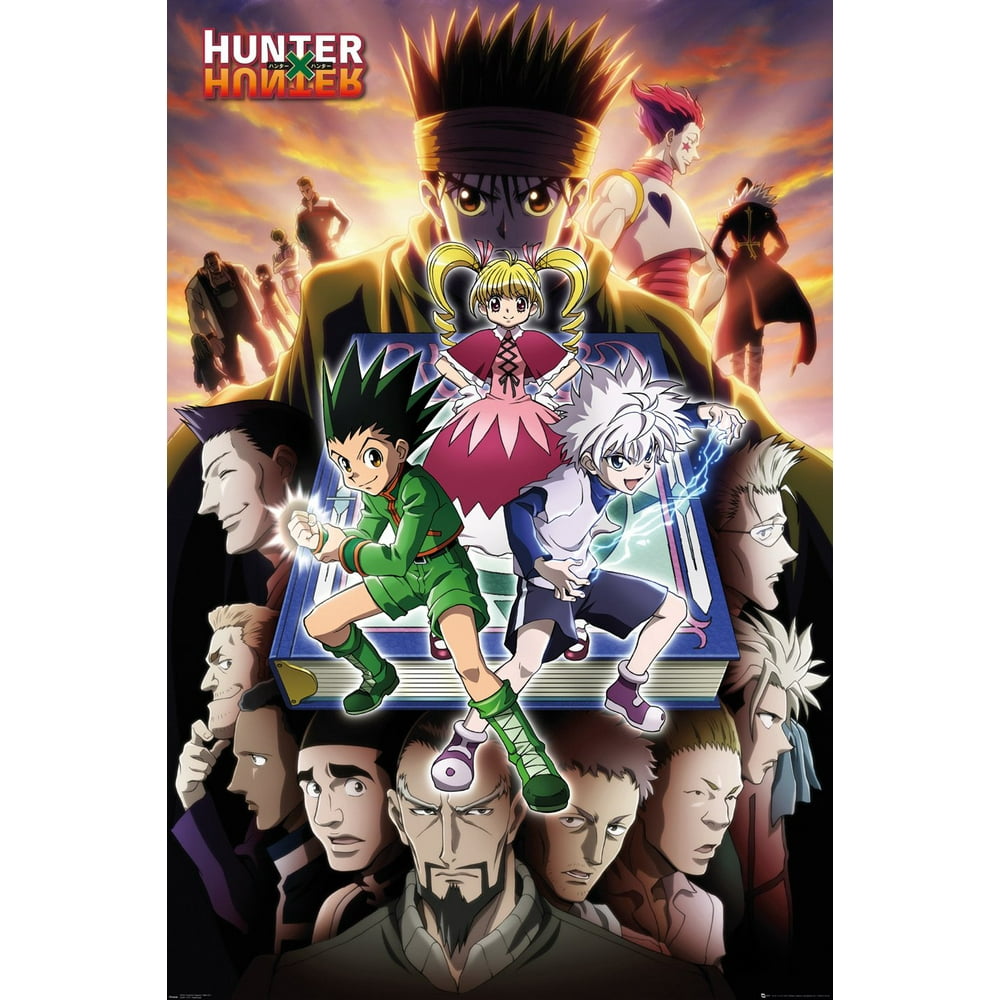 Hunter X Hunter - Manga TV Show Poster (Book Key Art / Cast) (Size: 24
