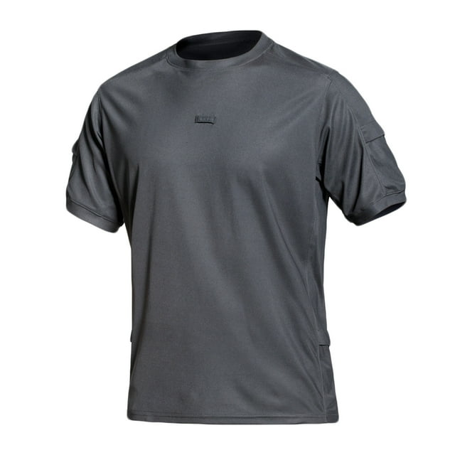 pstuiky camisetas de hombre, Camisas casuales de moda para hombre, de secado rápido, de cuello redondo, cortas, con bolsillos, blusa camisas casuales para hombre xxxl