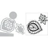 Sizzix Framelits Die & Stamp Set By David Tutera 6/Pkg-Lace Flower