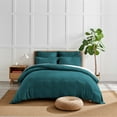 thumbnail image 2 of Levtex Home - 100% French Flax Linen - Standard Sham - French Flax Washed Linen - Teal Blue - Sham Size (26 x 20in.), 2 of 3