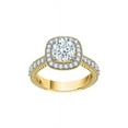 thumbnail image 2 of KATARINA Diamond Halo Engagement Ring in 10K Gold (1 1/2 cttw, I-J, I1-I2), 2 of 4