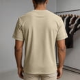 thumbnail image 4 of Guluxicc T Shirts V Neck for Mens Summer Short Sleeve Casual Trendy T Shirt for Business, 4 of 5