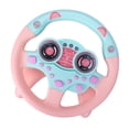 thumbnail image 6 of Fake Steering Wheel Simulation Steering Wheel Toy Educational Toy (Pink), 6 of 10