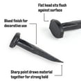 thumbnail image 2 of Fas-n-tite Specialty Cut Tacks, #14 x 3/4", Steel, Blued Finish, Black, 2.0 oz pack, 2 of 8