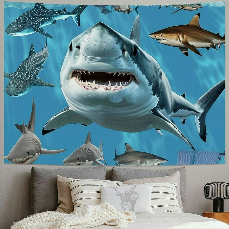 Shark pillow blanket deals