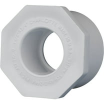 Charlotte Pipe PVC 02107 1100HA Reducing Bushing, White