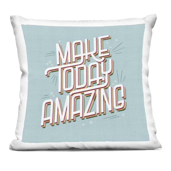 Stupell Industries Vintage Make Today Amazing Design by Sarah Hickman Throw Pillow
