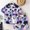 Purple, variant on Boys Hawaii Shirts and Shorts Outfit Sets- Casual Fashion Summer Button Down Kids Beach Vacation Clothes,(10-12),Blue
