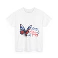 thumbnail image 3 of Butterfly Happy 4th Of July Shirt for Women Patriotic T-shirt ID-0524-HFC5, 3 of 10