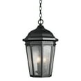 thumbnail image 2 of 3 Light Outdoor Hanging Pendant With Traditional Inspirations 21.25 Inches Tall By 12.25 Inches Wide-Textured Black Finish Kichler Lighting 9539Bkt, 2 of 2