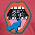 thumbnail image 3 of CafePress - Don't Eat The Play Doh! T Shirt - Mens Tri-blend T-Shirt, 3 of 4