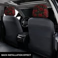 thumbnail image 2 of Goofa Rose Pattern 2 PCS Car Headrest Cover, Headrest Protector,Universal Interior Car Accessories, 2 of 6