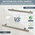 thumbnail image 4 of Prism Neo-Angle Framed Shower Door 36 in. W x 72 in. H Corner Shower Enclosure,6mm Clear Glass,Pivot Shower Doors,Brushed Nickel, 4 of 16