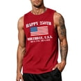 thumbnail image 2 of Men's 250th America Anniversary Independence 250 Years of Freedom Muscle Tank Tops Sleeveless Graphic T-Shirt, 2 of 4